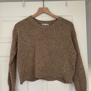 Rebecca Minkoff Brown Cropped Sweater